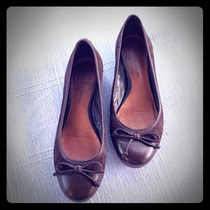 SOLD! Quilted Suede Ballet Flats - size 8